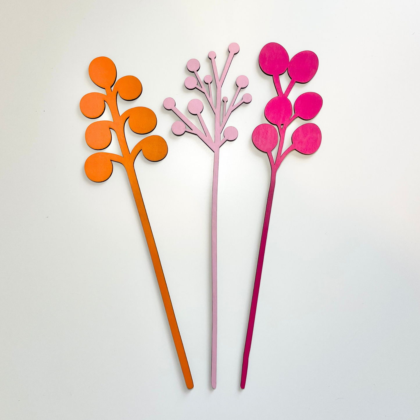 Pink & Orange Stems