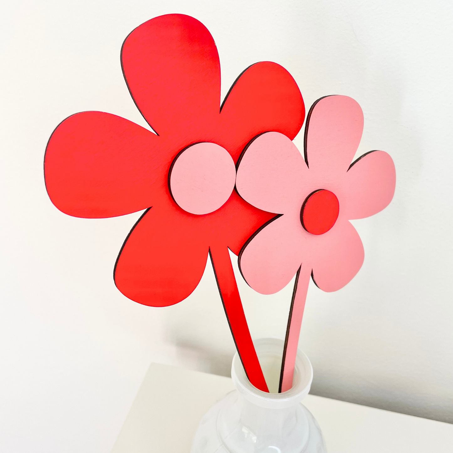 Red & Pink Daisy Bouquet
