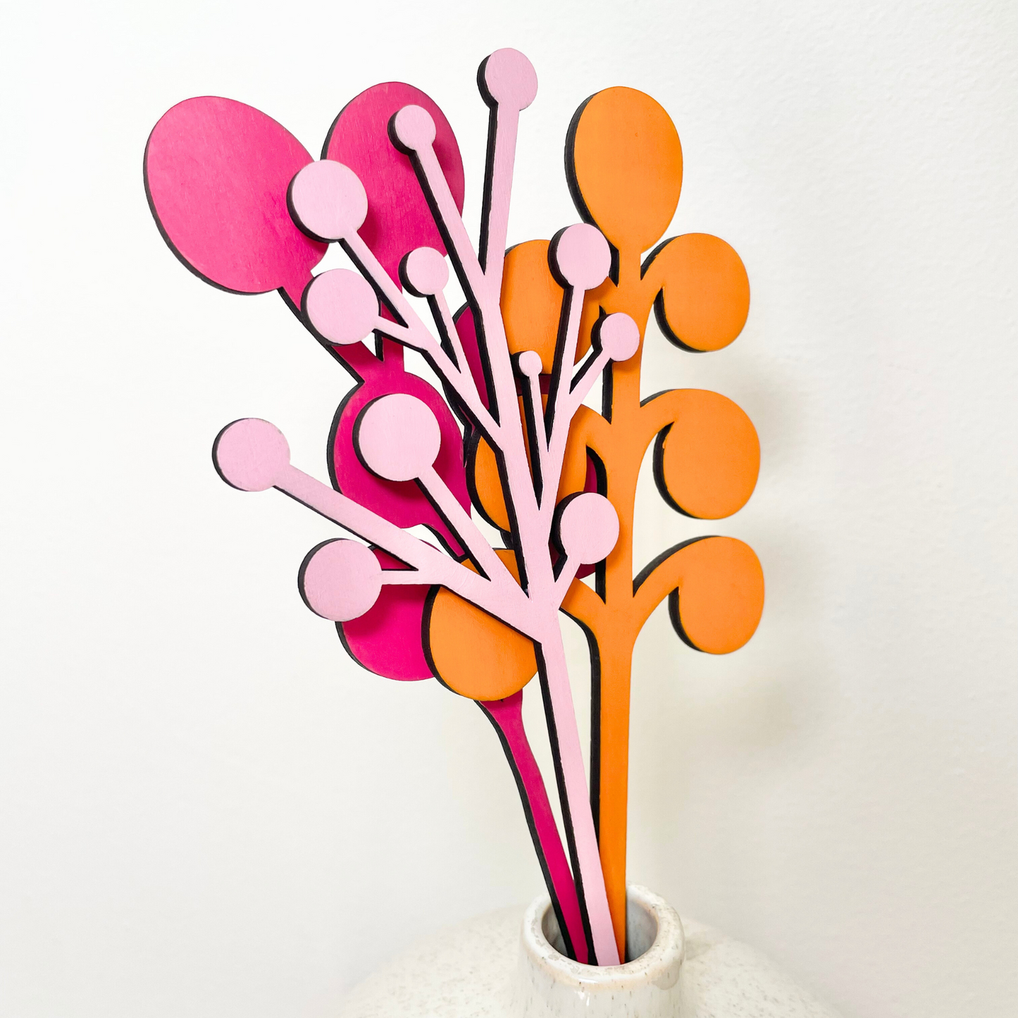 Pink & Orange Stems